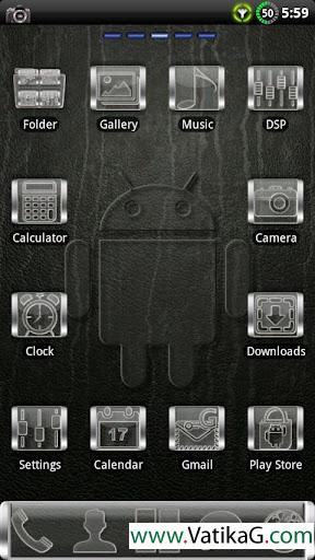 Glass go launcher ex theme