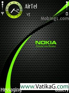 Nokia green s60v3 theme