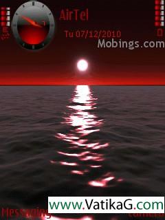 Red sky s60v3 theme