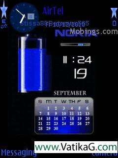 Nokia clock s60v3 theme