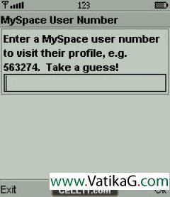 Myspace profile