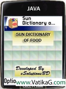 Sun dictionary of food