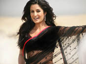 Katrina kaif in black saree 