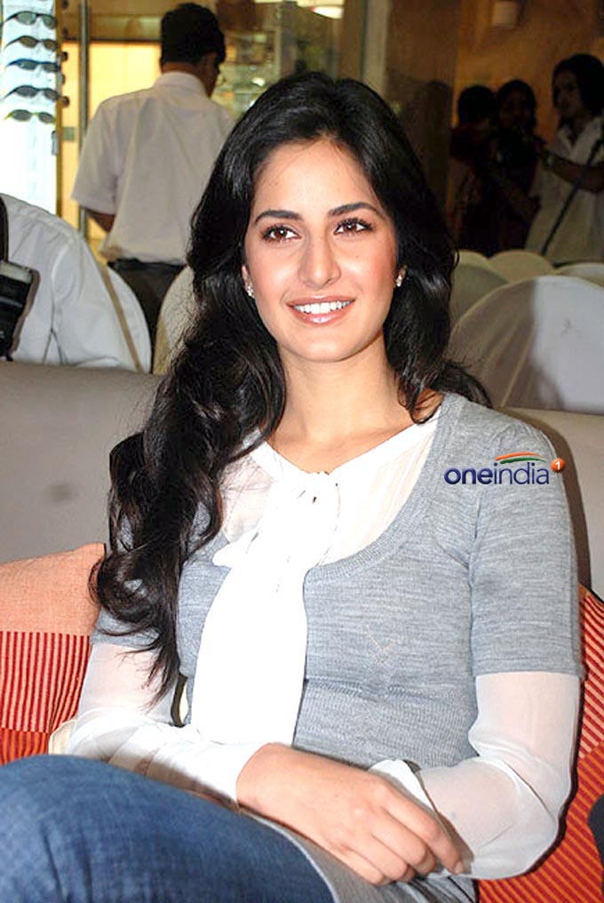 Katrina kaif in gray dress 