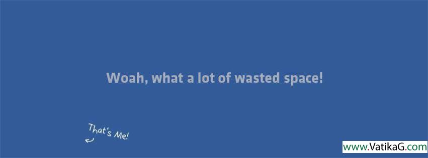 What a wasted space fb cover