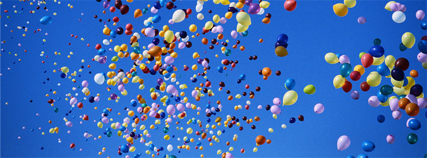 Balloons photo fb cover