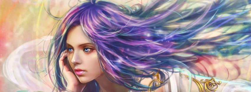 Fantasy girl fb cover