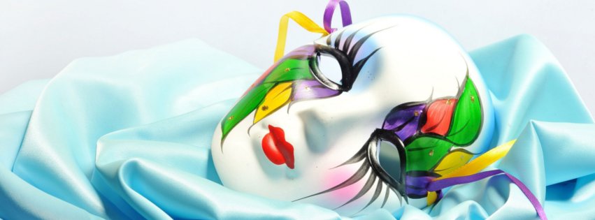 Venetian mask fb cover