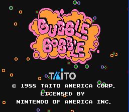 Bubble bobble 1