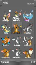 Tom and jerry icons theme