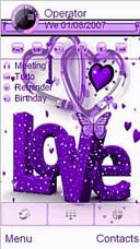 Purple love theme