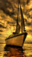 Golden boat