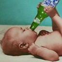 Baby drinking