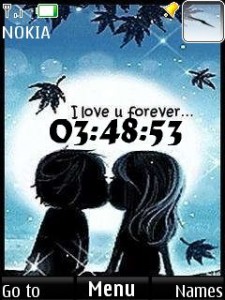 Love you forever clock