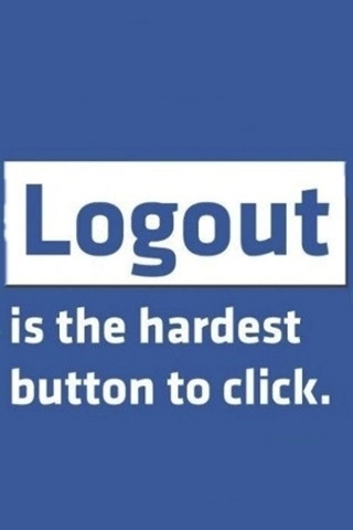 Download Log out on facebook - Funny wallpapers For mobile cell phone.