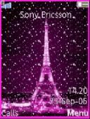 Eiffel tower paris theme