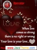 When love comes strong..