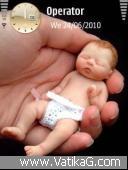 Small baby in hands