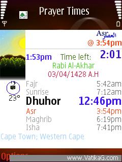 Prayer times nokia s60v3