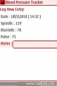 Blood pressure tracker