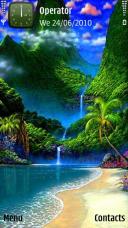 Exotic green island