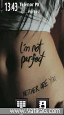 I am not perfect