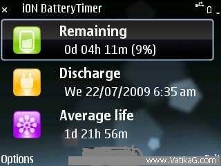 Battery timer