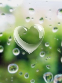 Water effect of heart