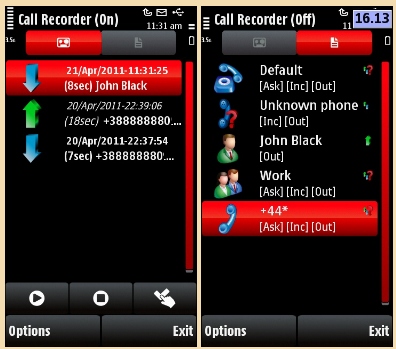 Call recorder s60v3