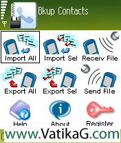 Backup contacts v1.10