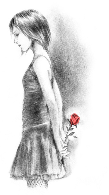 All alone with my rose