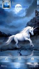Blue night unicorn theme