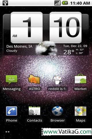 Weather & toggle widget v