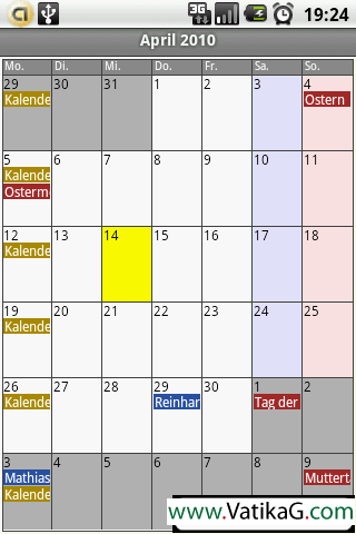 Calendar pad pro