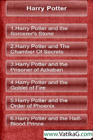 Harry potter series 7 in