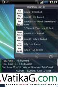 Agenda widget