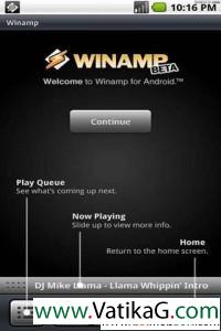 Winamp for android 