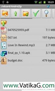 Androzip pro file manager