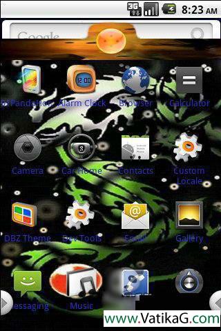 Android dbz theme