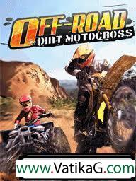 Off road dirt motocross