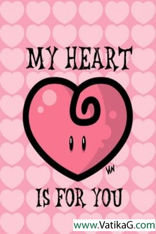 My heart is for you