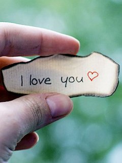 Love on wood