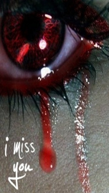 Miss you red blood eye