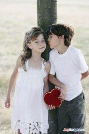 Sweet child couple