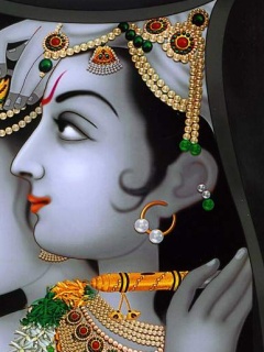 Krishna with flute