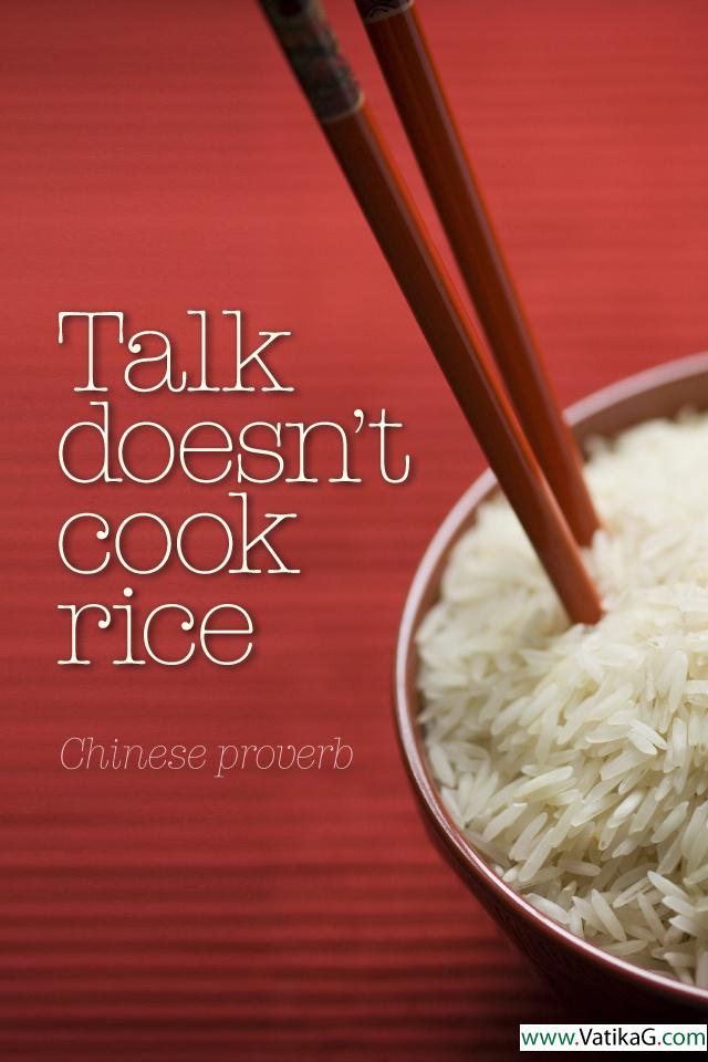 Chinese proverb 
