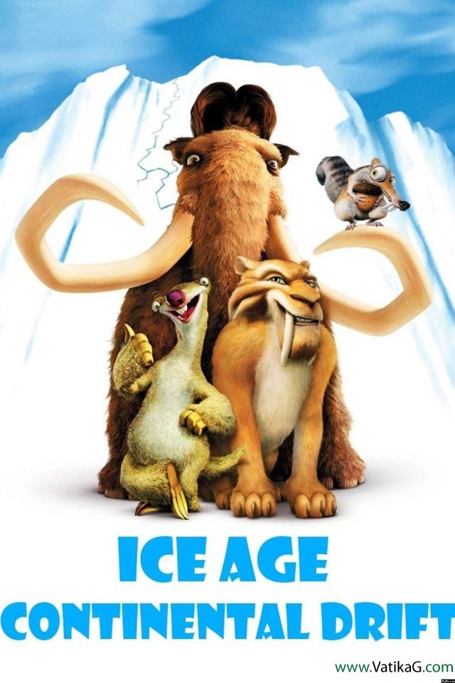 Ice age continental drift