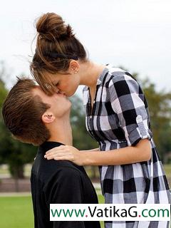 Kissing couple