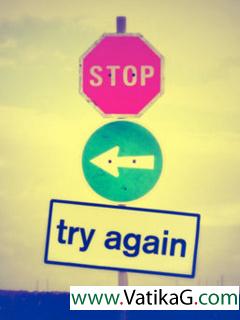 Try again
