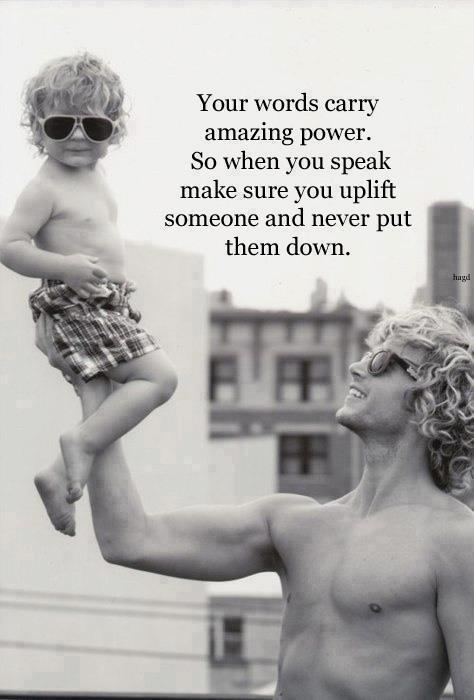 Words carry amazing power